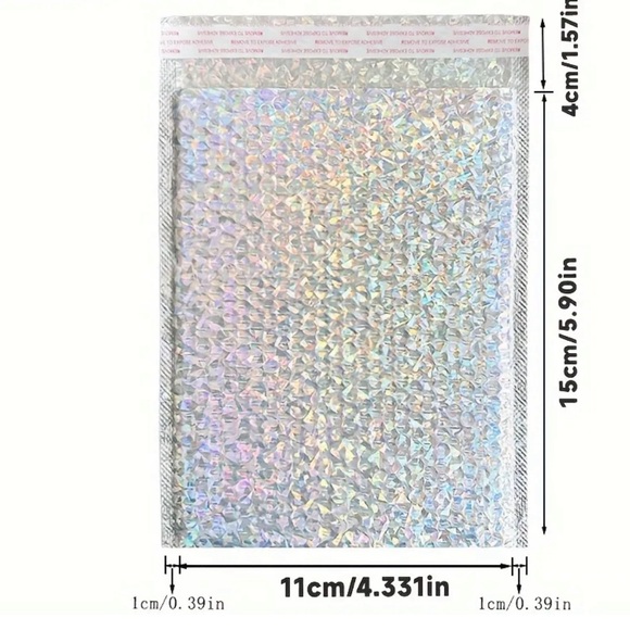 /SALE/ Pack of 10 Mermaid Bubble Mailers - Picture 2 of 4
